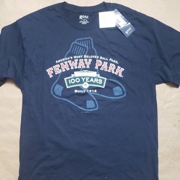 100 YEARS FENWAY BALL PARK BOSTON RED SOCKS TEE - Picture 2 of 2